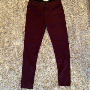 2/$35!!! Maroon colored jeans/jeggings